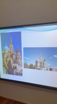 Dzieci poznają zabytki Moskwy - prezentacja multimedialna