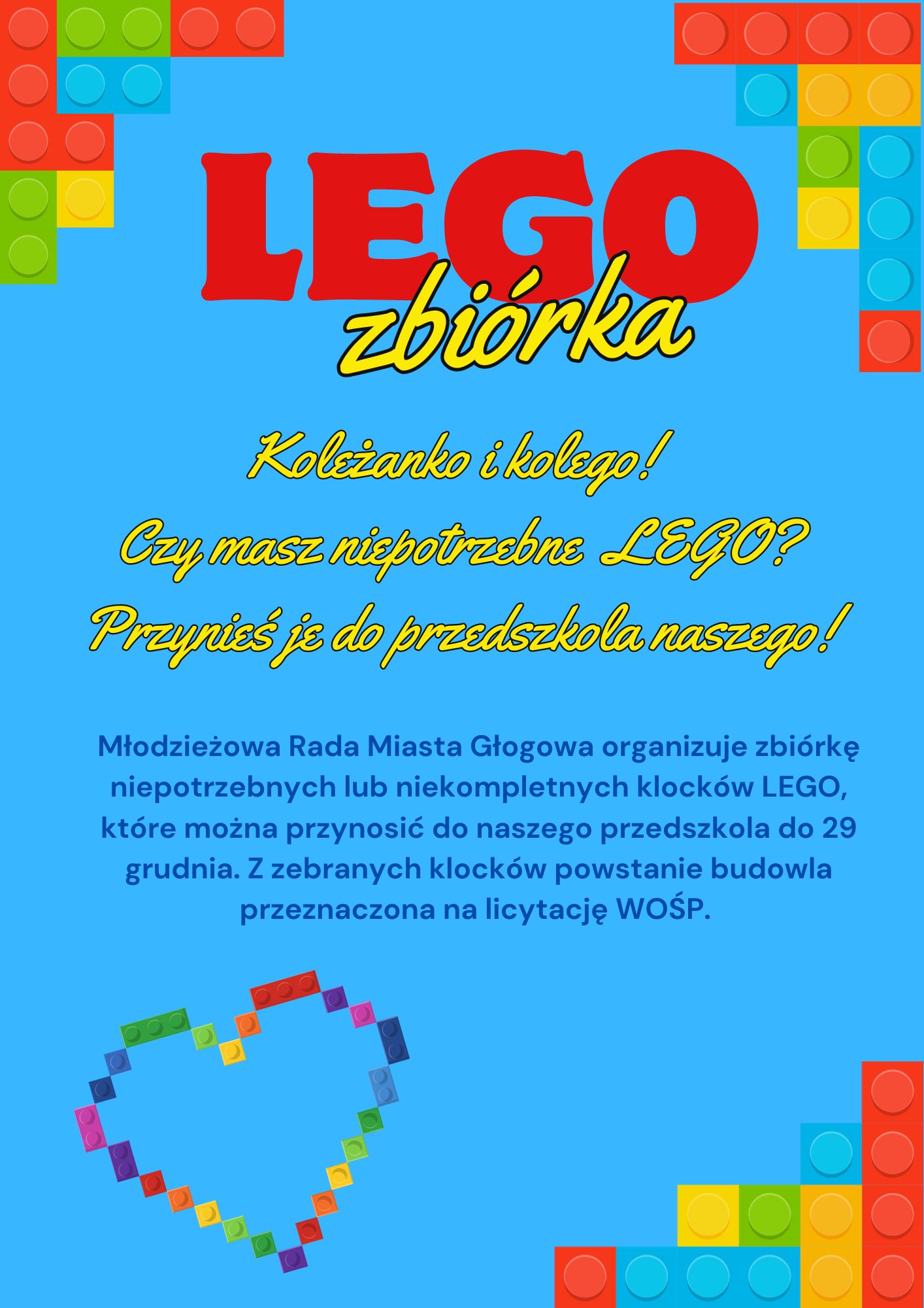 ZBIÓRKA KLOCKÓW LEGO
